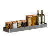 SOGA 30cm Black Wall-Mounted Rectangular Kitchen Spice Storage Organiser Space Saving Condiments Shelf Rack, Kitchen & Dining>Kitchen Storage>Kitchen Organisation>Spice Organisers, , , , ,  - NZ DEPOT 1