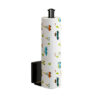SOGA Black Wall-Mounted Kitchen Roll Holder Organiser Space Saving Rack, Kitchen & Dining>Kitchen Storage>Kitchen Organisation>Spice Organisers, , , , ,  - NZ DEPOT 1