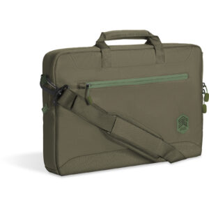 STM ECO Brief Carry Case - Desgined for 15"-16" MacBook Air/Pro - Olive - NZ DEPOT