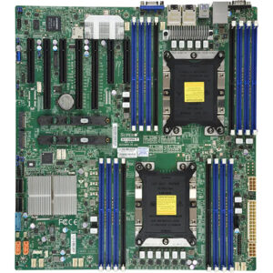 Supermicro X11DPH T Server Board E ATX 2x LGA3647 16 DIMM 2x 10G RJ 45 X557 10x SATA3 7x USB3.0 VGA IPMI 2x M.2 NZDEPOT - NZ DEPOT