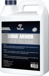 TONYIN SHINE ARMOUR TYRE TRIM SHINE 4L WATER BASED 13 44290307883267 NZ DEPOT