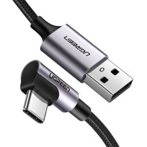 UGREEN UG-50941 Angled USB AM to USB Type C Cable Angled 1m - NZ DEPOT