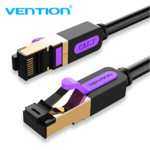 Vention Cat.7 SFTP Patch Cable 0.5M Black - NZ DEPOT