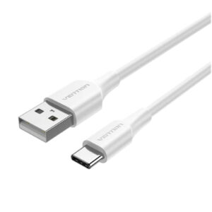 Vention USB 2.0 A Male to C Male 3A Cable 2M White - NZ DEPOT