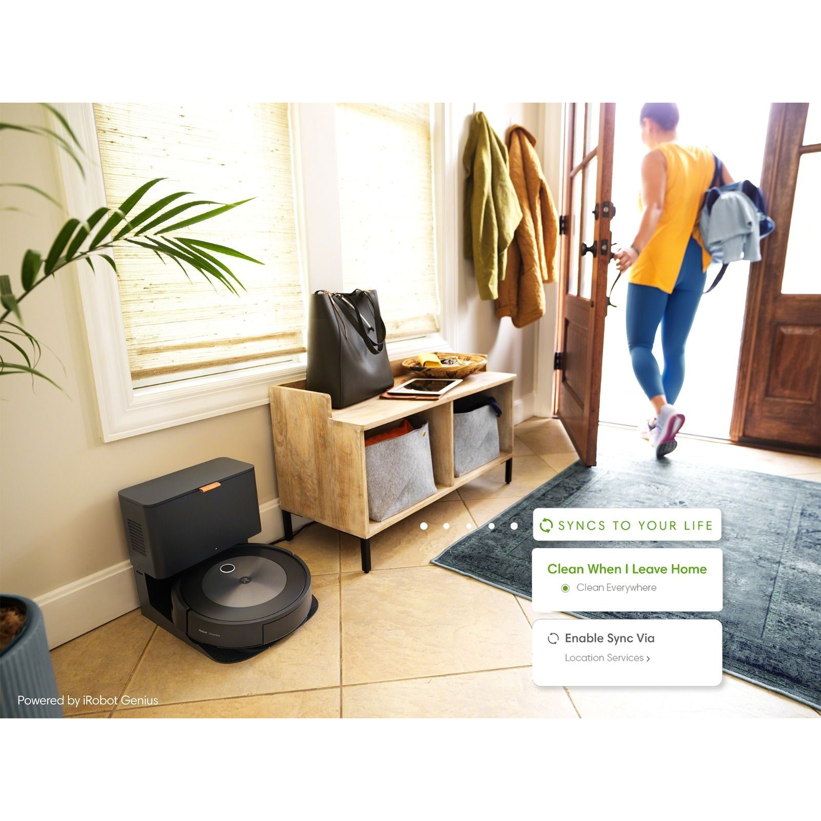 iRobot Roomba J7+ Smart Robot Vacuum Cleaner Sweeping Only With Auto