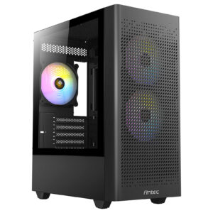 Antec NX500M mid tower gaming case ARGB fan x 3 front Type C 320mm GPU clearence NZDEPOT - NZ DEPOT