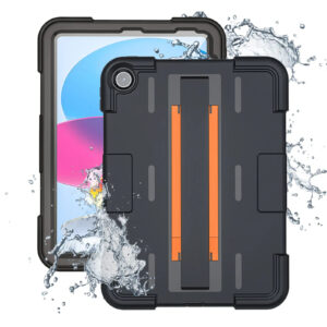 Armor-X (MOC Series) IP68 Waterproof (1.5M) Shockproof & Dust Proof Tablet Case for iPad 10.9" (10th Gen) with Hand Strap and Kickstand - NZ DEPOT