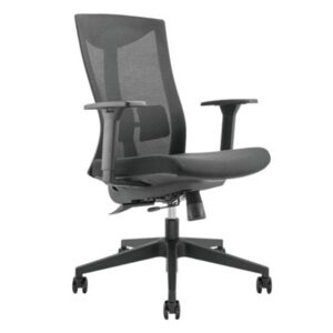 Brateck CH05-7 Office Chair with Ergonomic & Breathable Mesh Back Pneumatic Seat-Height Adjustment. Adjustable Tilt-back