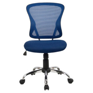 Brenton H-8369F-B Chair Mid Back - Blue Mesh - NZ DEPOT