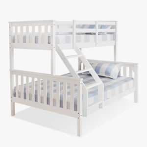 T Chico wooden triple bunk White