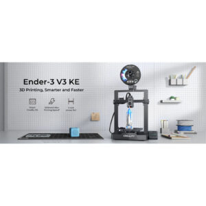 Creality FDM 3D Printer Ender 3 V3 KE Build Size 220 x 220 x 240 mm Max 500mms Creality Lab test with Hyper PLA Auto Calibration Support ABS PLA PETG TPU95A. ASA NZDEPOT - NZ DEPOT