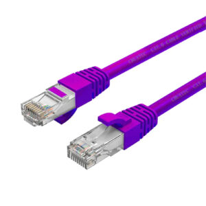 Cruxtec 0.3m Cat6 Ethernet Cable - Purple Color - NZ DEPOT