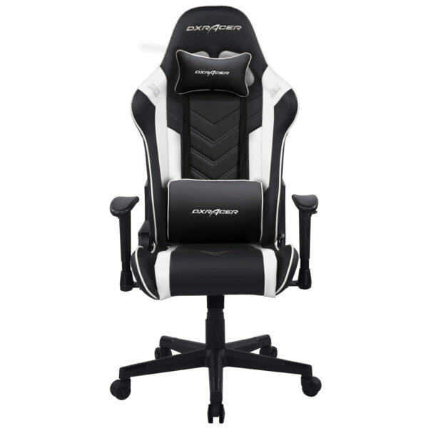 DXRacer Prince Series P132 Gaming Chair - Black White - NZ DEPOT