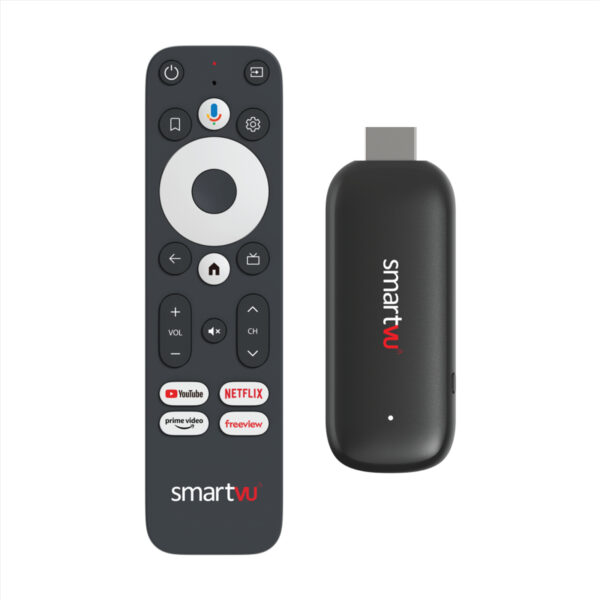 DishTV SmartVu SV11HD Full HD Android 11 TV Streaming Dongle with NZ Freeview Live -- Youtube / Netflix / Disney+ / TVNZ On Demand / Sky Sport Now / NEON / Prime Video / ThreeNow / Chromecast built-in - NZ DEPOT