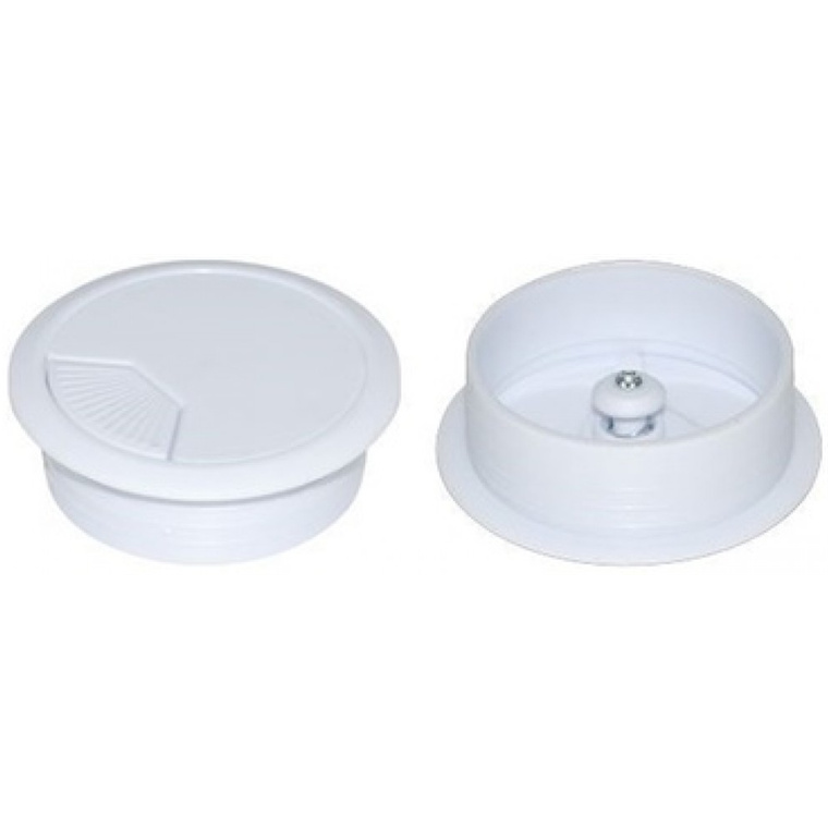 Dynamix CG60WH 60mm Desk Grommet WHITE