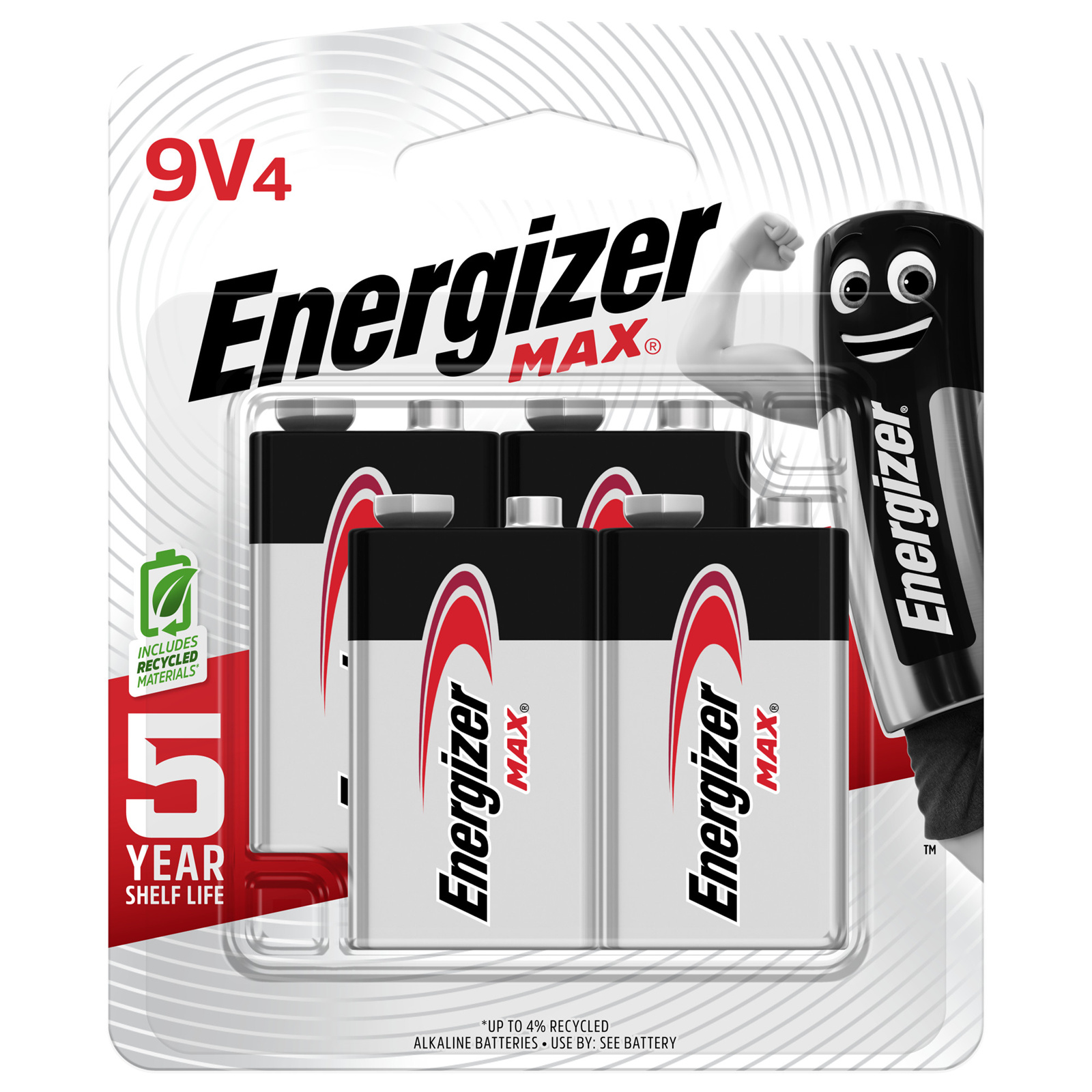 Energizer MAX 9V 4PK E000035200