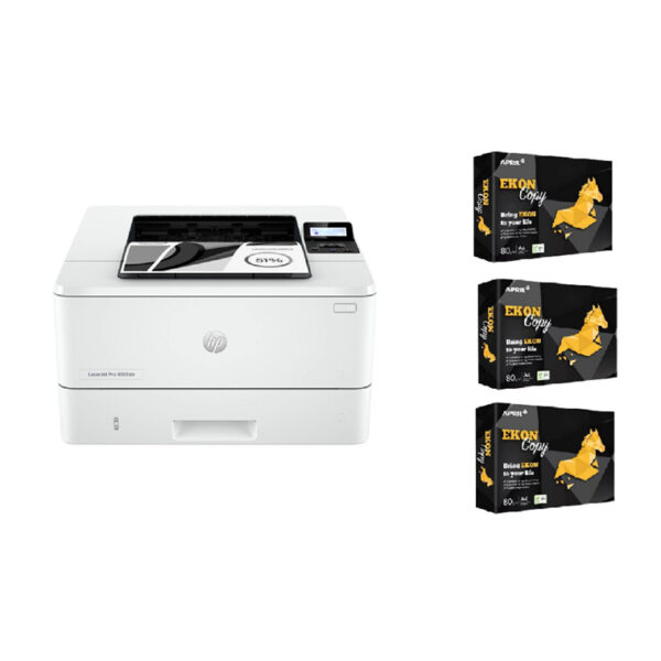 HP Business Printer Startup Pack Includes one 4001DN Mono Laser Printer & 1500 Sheets A4 Paper - NZ DEPOT