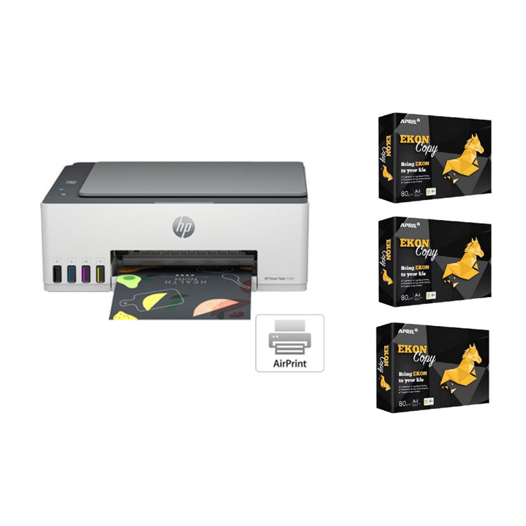 HP Home Office EcoFriendly Printer Pack Includes 5105 InkTank Colour