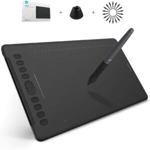 Huion Inspiroy H1161 Drawing Tablet Android Supported 11inch Digital Graphics Pen Tablet with Battery-Free Stylus 8192 Levels Pressure Sensitivity