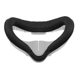 Kiwi Design For META Oculus Quest 2 Sports Cloth Cushion Pad Black Colour Breathable Face Pad