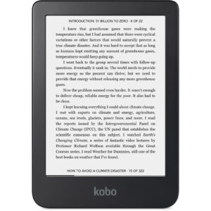 Kobo Clara 2E e-Reader - 6" 1448 x 1072 16GB - Black - NZ DEPOT