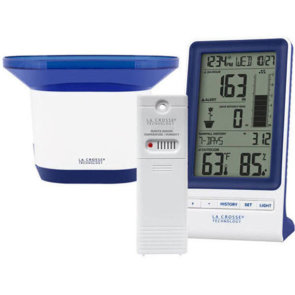 LA CROSSE 7241415BL Digital Rain Gauge with Backlight