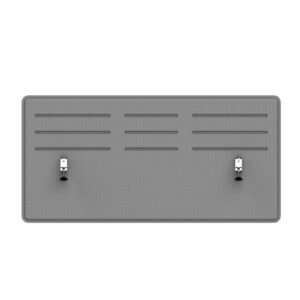 Loctek DV202 Desktop Privacy Panel Screen Partition - Grey - Size 1180x581x18mm - For Standing Desk - Clamp Installation - NZ DEPOT