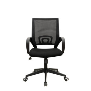 Miro GSA002 F801 black backF13 black seat Clerk Office Chair Ergonomic with Breathable Mesh Back NZDEPOT - NZ DEPOT
