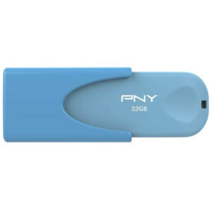 PNY 32GB Turbo Attache 4 USB2.0 Flash Drive - Blue - NZ DEPOT