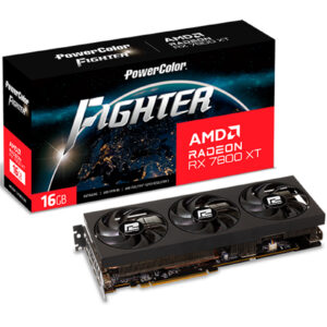 Powercolor Fighter AMD Radeon RX 7800 XT OC 16GB GDDR6 Graphics Card NZDEPOT - NZ DEPOT