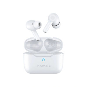 Promate PROPODS.WHT In-Ear HD Bluetooth Earbuds with Intellitouch and 400mAh Charging Case. - NZ DEPOT