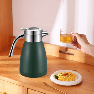 SOGA 1.2L Stainless Steel Kettle Insulated Vacuum Flask Water Coffee Jug Thermal Green, Home & Living, Kitchen Dining, Servingware, Other, , freestanding - NZ DEPOT 2