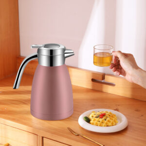 SOGA 1.2L Stainless Steel Kettle Insulated Vacuum Flask Water Coffee Jug Thermal Pink, Home & Living, Kitchen Dining, Servingware, Other, ,  - NZ DEPOT 2