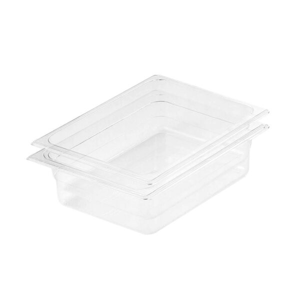 SOGA 100mm Clear Gastronorm GN Pan 1/2 Food Tray Storage Bundle of 2, Home & Living, Kitchen & Dining, Bakeware, Baking Trays, ,  - NZ DEPOT 1