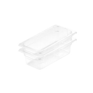 SOGA 100mm Clear Gastronorm GN Pan 1/3 Food Tray Storage Bundle of 2, Home & Living, Kitchen & Dining, Bakeware, Baking Trays, ,  - NZ DEPOT 1