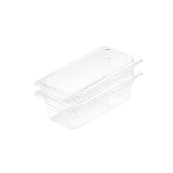 SOGA 100mm Clear Gastronorm GN Pan 1/3 Food Tray Storage Bundle of 2, Home & Living, Kitchen & Dining, Bakeware, Baking Trays, ,  - NZ DEPOT 1