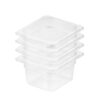SOGA 100mm Clear Gastronorm GN Pan 1/6 Food Tray Storage Bundle of 4, Home & Living>Kitchen & Dining>Bakeware>Baking Trays, , , , ,  - NZ DEPOT 1