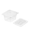 SOGA 100mm Clear Gastronorm GN Pan 1/6 Food Tray Storage with Lid, Home & Living>Kitchen & Dining>Bakeware>Baking Trays, , , , ,  - NZ DEPOT 1