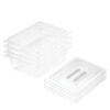 SOGA 150mm Clear Gastronorm GN Pan 1/2 Food Tray Storage Bundle of 4 with Lid, Home & Living>Kitchen & Dining>Bakeware>Baking Trays, , , , ,  - NZ DEPOT 1