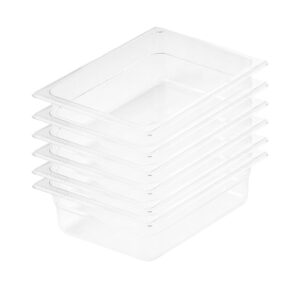 SOGA 150mm Clear Gastronorm GN Pan 1/2 Food Tray Storage Bundle of 6, Home & Living, Kitchen & Dining, Bakeware, Baking Trays, ,  - NZ DEPOT 1