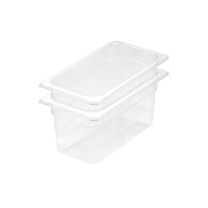 SOGA 150mm Clear Gastronorm GN Pan 1/3 Food Tray Storage Bundle of 2, Home & Living, Kitchen & Dining, Bakeware, Baking Trays, ,  - NZ DEPOT 1