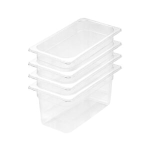 SOGA 150mm Clear Gastronorm GN Pan 1/3 Food Tray Storage Bundle of 4, Home & Living, Kitchen & Dining, Bakeware, Baking Trays, ,  - NZ DEPOT 1