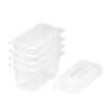 SOGA 150mm Clear Gastronorm GN Pan 1/3 Food Tray Storage Bundle of 4 with Lid, Home & Living>Kitchen & Dining>Bakeware>Baking Trays, , , , ,  - NZ DEPOT 1