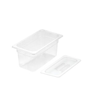 SOGA 150mm Clear Gastronorm GN Pan 1/3 Food Tray Storage with Lid, Home & Living, Kitchen & Dining, Bakeware, Baking Trays, ,  - NZ DEPOT 1