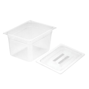 SOGA 200mm Clear Gastronorm GN Pan 1/2 Food Tray Storage with Lid, Home & Living, Kitchen & Dining, Bakeware, Baking Trays, ,  - NZ DEPOT 1