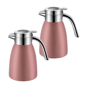 SOGA 2X 1.2L Stainless Steel Kettle Insulated Vacuum Flask Water Coffee Jug Thermal Pink, Home & Living, Kitchen Dining, Servingware, Other, ,  - NZ DEPOT 1