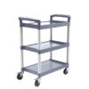 SOGA 3 Tier Food Trolley Portable Kitchen Cart Multifunctional Big Utility Service with wheels 830x420x950mm Gray, Business & Industrial, Food Service, Food Service Carts, , ,  - NZ DEPOT 1