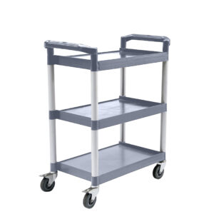 SOGA 3 Tier Food Trolley Portable Kitchen Cart Multifunctional Big Utility Service with wheels 830x420x950mm Gray, Business & Industrial, Food Service, Food Service Carts, , ,  - NZ DEPOT 1