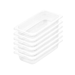 SOGA 65mm Clear Gastronorm GN Pan 1/3 Food Tray Storage Bundle of 6, Home & Living, Kitchen & Dining, Bakeware, Baking Trays, ,  - NZ DEPOT 1