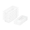 SOGA 65mm Clear Gastronorm GN Pan 1/3 Food Tray Storage Bundle of 6 with Lid, Home & Living>Kitchen & Dining>Bakeware>Baking Trays, , , , ,  - NZ DEPOT 1